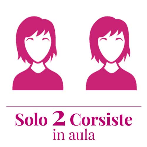 2 icone viola stile fill di 2 ragazze