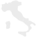 italia sagomata grigia chiara