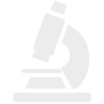 sagoma microscopio stilizzato grigio chiaro