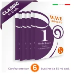 permanente-ciglia-n1-wave-lifting classic 6-12 bustina bianca e viola per crema cosmetica con scritta Classic