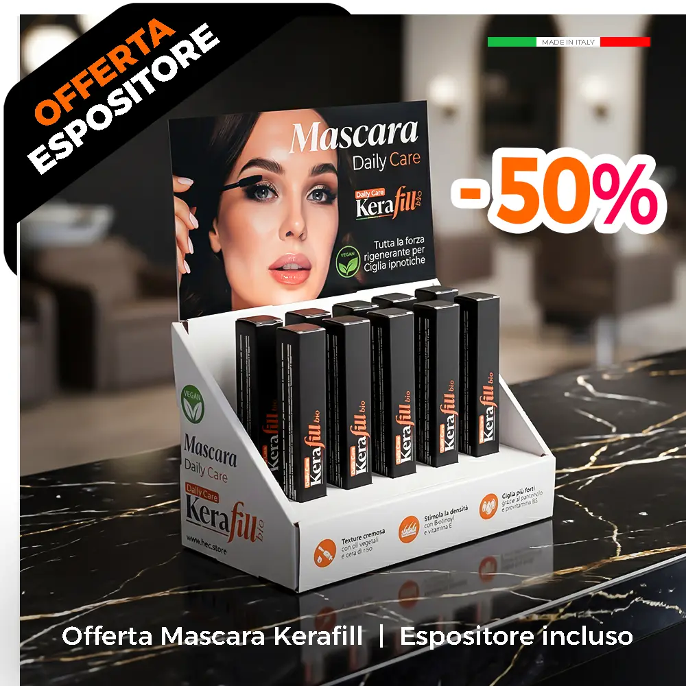offerta espositore sconto mascara kerafill