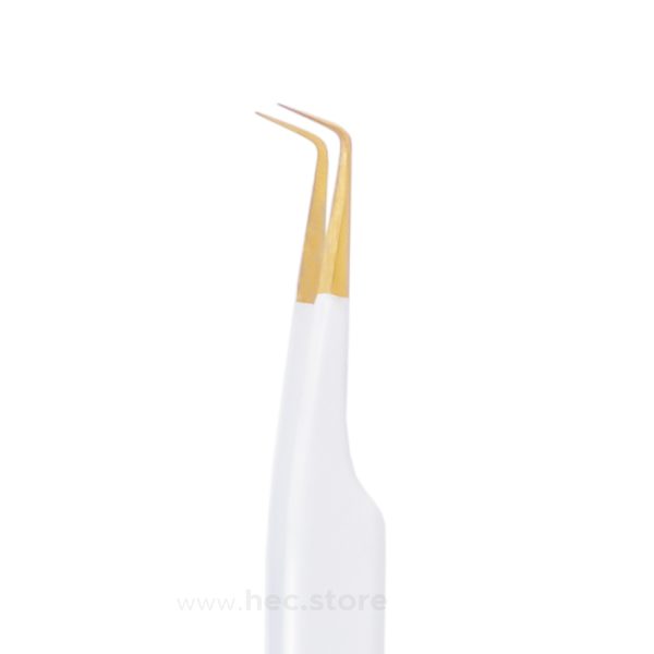 Pinzetta Ciglia Volume ad L 90-gradi punte fine