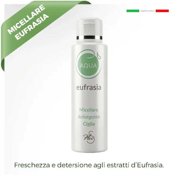 contenitore in piedi cosmetico bianco con logo verde al centro