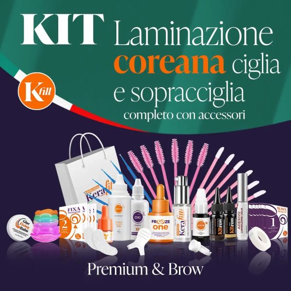 Kit Laminazione Coreana Premium & Brow