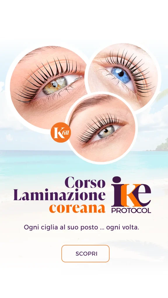 Scopri il Corso di Laminazione Ciglia Coreana Kerafill – Protocollo IKE